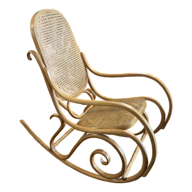 1970s Original Mid-Century Thonet Bentwood Rocker For Sale