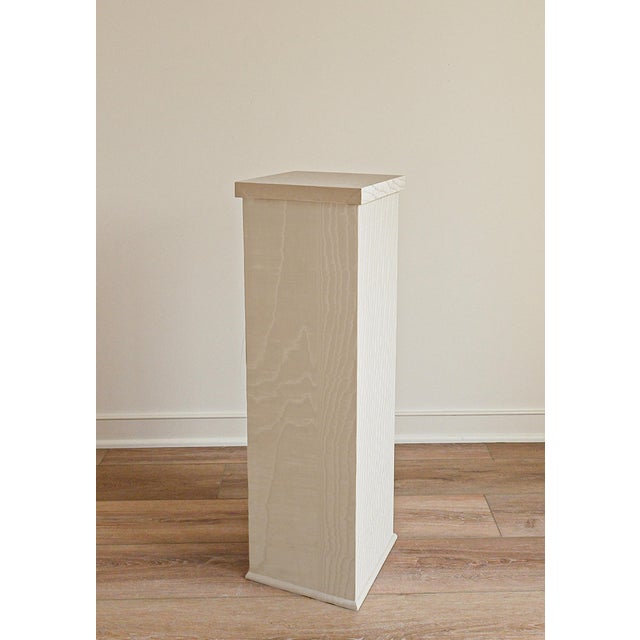 Elevate your interior decor with our exquisite Handmade Moiré-Wrapped Pedestal, a harmonious blend of craftsmanship and...