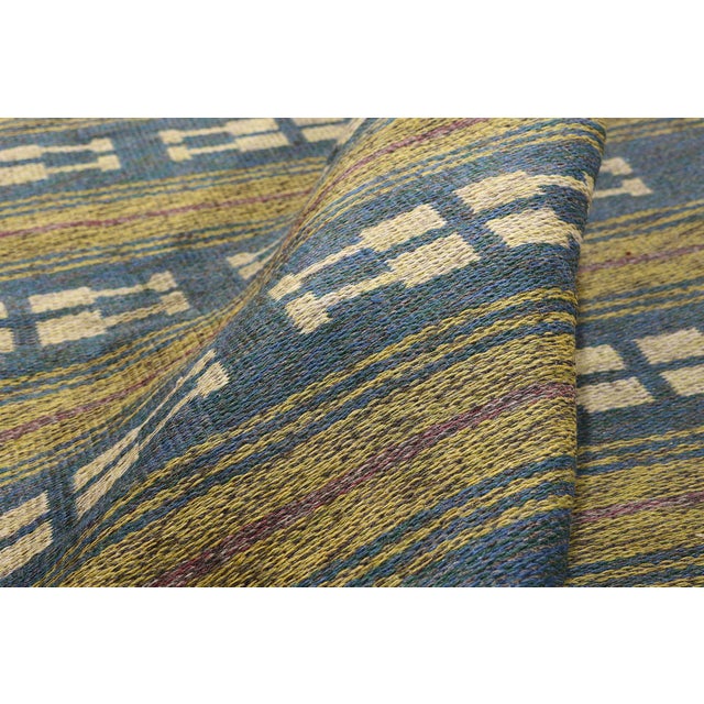 Vintage Finnish Rollakan Rug, 05'03 X 07'11 For Sale In Dallas - Image 6 of 10