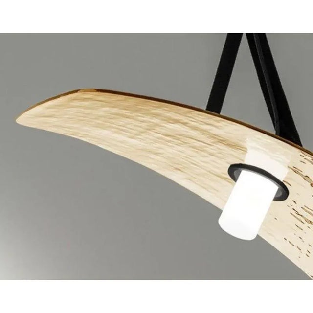 Contemporary Gold Solar Ceiling Lamp by Radar For Sale - Image 3 of 6