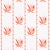 Schumacher X Peg Norriss Agave Stripe Wallpaper in Grapefruit - 10 Yards For Sale