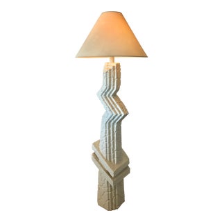 Memphis-Style Sculptural Floor Lamp For Sale