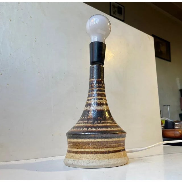 Italian Modern Table Lamp in Ceramic, 1970s For Sale - Image 10 of 11