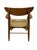 Wood Mid-Century Modern Walnut & Oak Arm Chairs - Set of 2 For Sale - Image 7 of 7