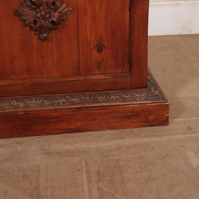 Wood English Pine Bookcase in the style of Samuel Peeps For Sale - Image 7 of 11