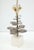 Metal 1970's French Lily Pad Lamp For Sale - Image 7 of 11