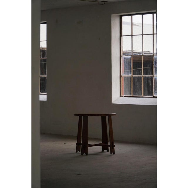 Danish Modern Sculptural Oak Side or Console Table, 1940s For Sale - Image 10 of 18