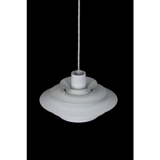 Danish Verona Multilayer Pendant Lamp by Kurt Wiborg for Jeka, 1970s For Sale - Image 6 of 13
