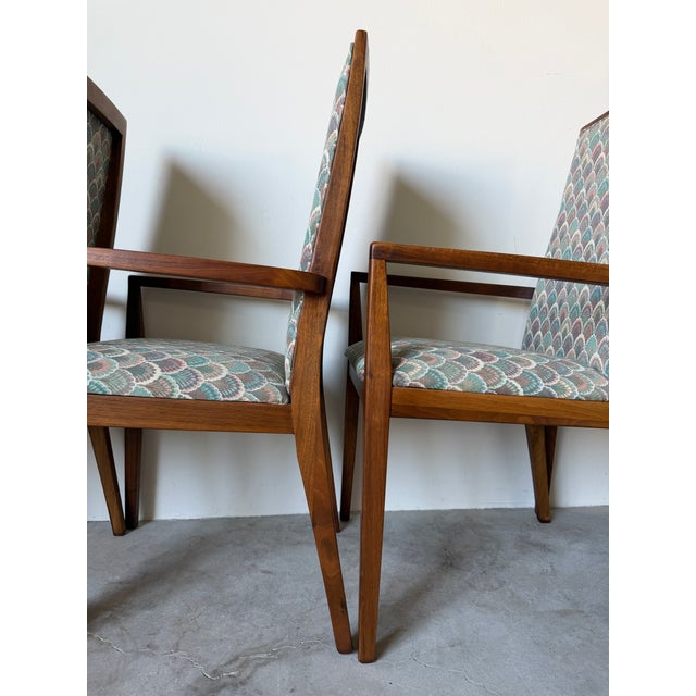1970s Mid-Century Modern Dillingham Arm Dining Chairs – Set of 6 For Sale - Image 14 of 17