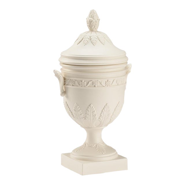 Chelsea House Roman Vase in White For Sale