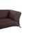 Model 322 2-Seater Sofa in Mocha Brown Vegan Leather from Rolf Benz For Sale - Image 4 of 10