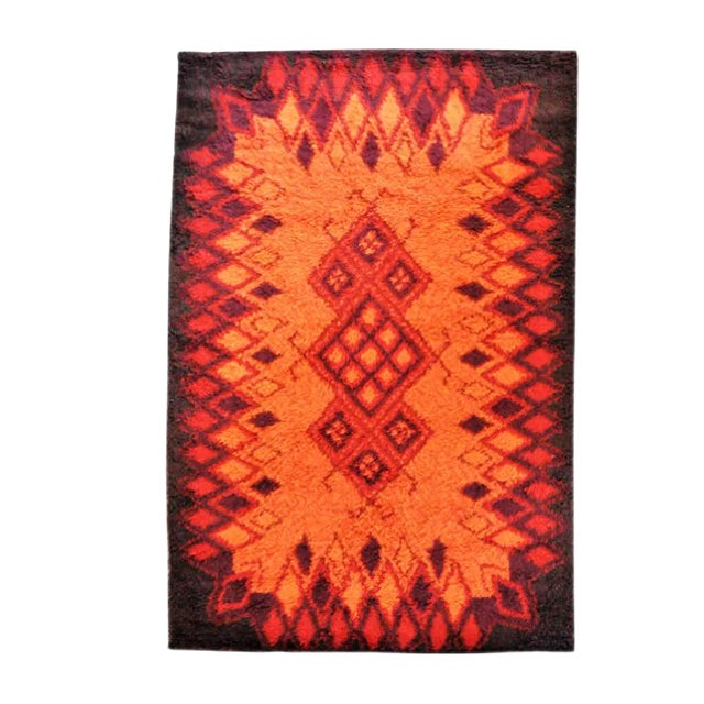 Italian Vintage Rug, 1970s For Sale