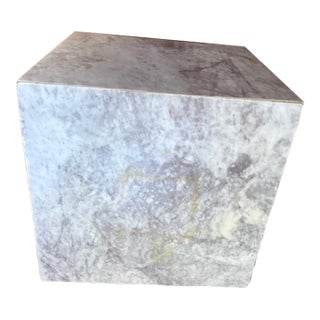 Marble Plinth — Polished White Marble For Sale