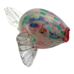 1950s Murano Glass Puffer Fish Pastel Colors