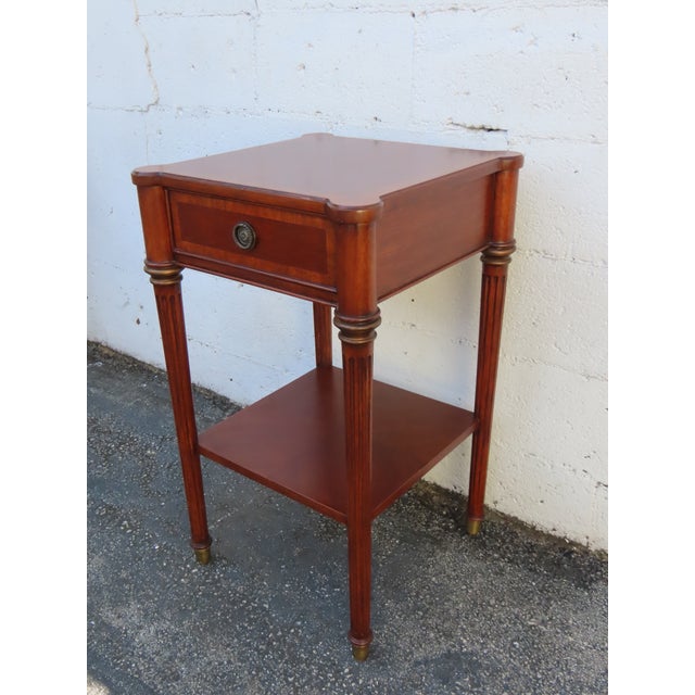 Ethan Allen Nightstand Bedside Side End Table 6375 For Sale - Image 12 of 14