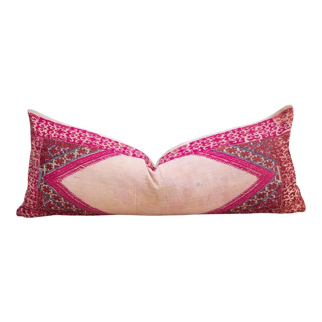 Antique Maira Sindh Silk Pillow For Sale