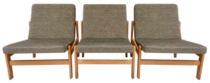 Modular Sofa by Jørgen Baekmark for FDB, 1960s, Set of 3