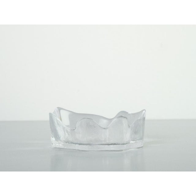 Vintage Swedish Glass Bowl from Skruf, 1960s For Sale - Image 11 of 14