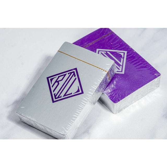 Refined Ralph Lauren Home Purple Label Wood Sterling Silver Storage Box Playing Cards Luxury Decor For Sale - Image 15 of 17