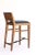Not Yet Made - Made To Order Counter Stool in Solid Walnut With Leather and Fabric Upholstered Seat For Sale - Image 5 of 10