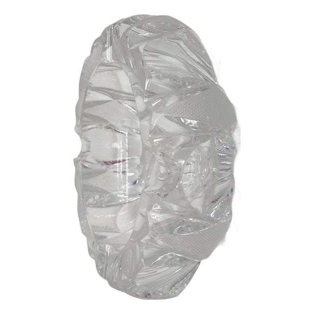 Art Deco Crystal Ashtray, France, 1930s For Sale