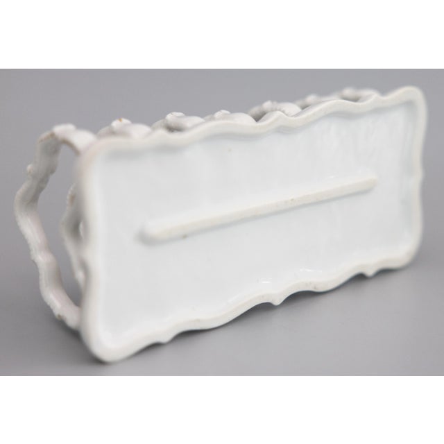 Ceramic Antique English White Ironstone Toast Rack For Sale - Image 7 of 8
