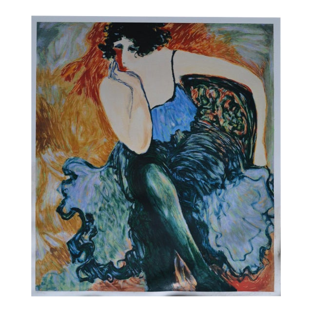 Limited Edition "In the Wings" Seriolithograph by Barbara Wood For Sale