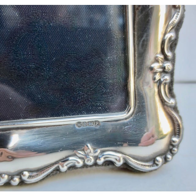 Sterling Silver Photo Frame Late 20th For Sale - Image 4 of 5