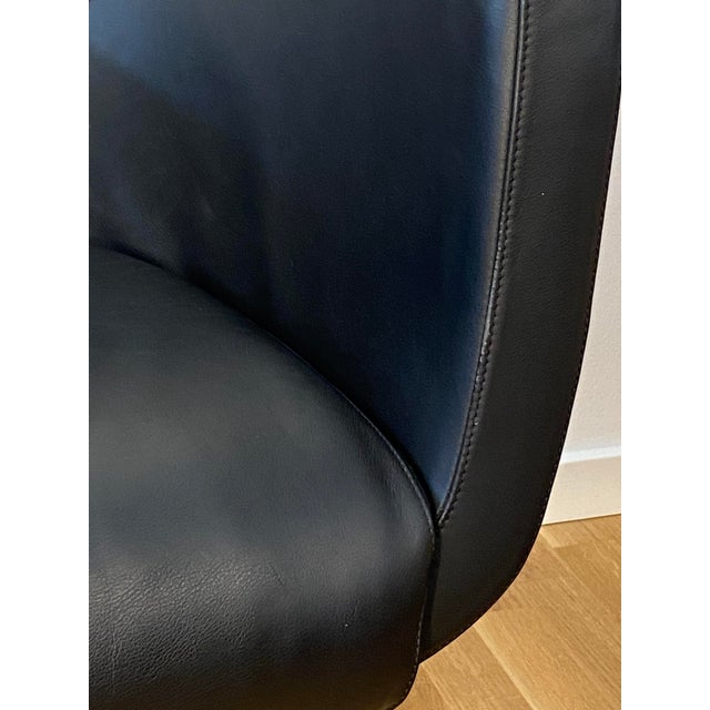 1990s Jelly Armchair in Black Leather by Piero Lissoni for Living Divani, Italy, 1990s For Sale - Image 5 of 9