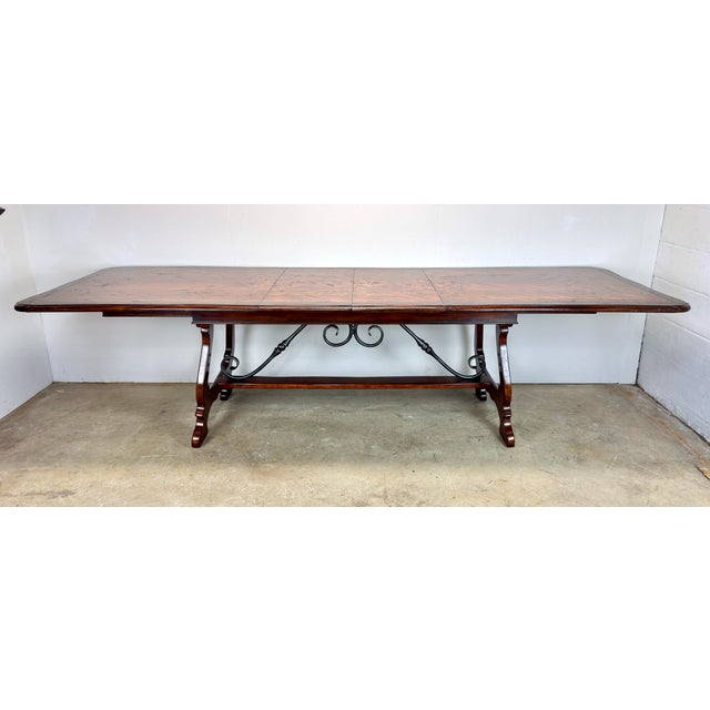 Theodore Alexander Castle Bromwich English Style Extendable Dining Table With 2 Leaves For Sale - Image 13 of 14