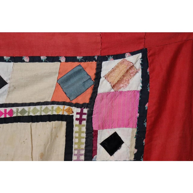 Vintage Embroidered Uzbek Wall HungTapestry, 1920s For Sale - Image 9 of 11