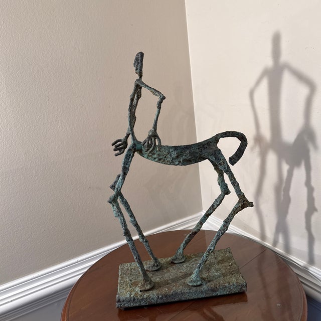 Beautiful Artist Made Bronze centar Sculpture that was Made by a local Atlanta artist, nice brass and bronze textured...