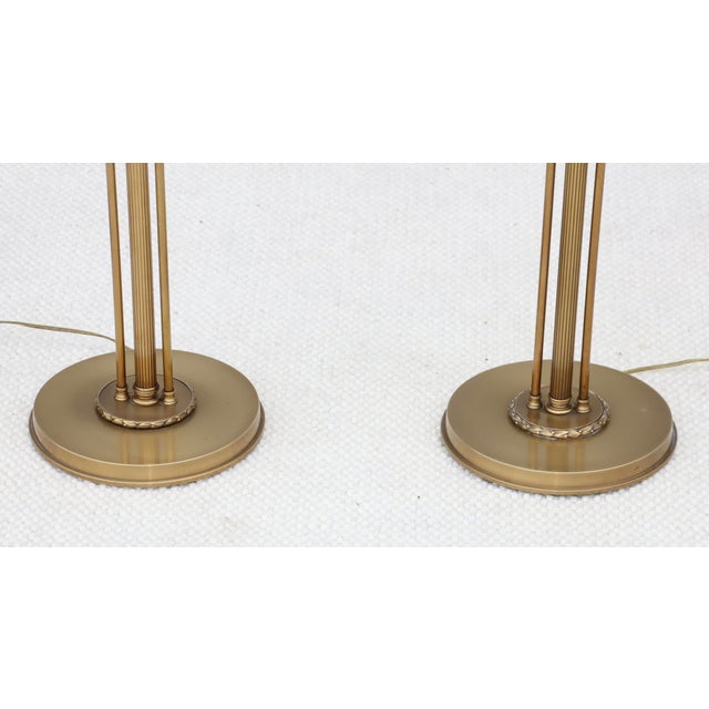 1980's Italian Torchiere Brass Floor Lamps For Sale - Image 15 of 18