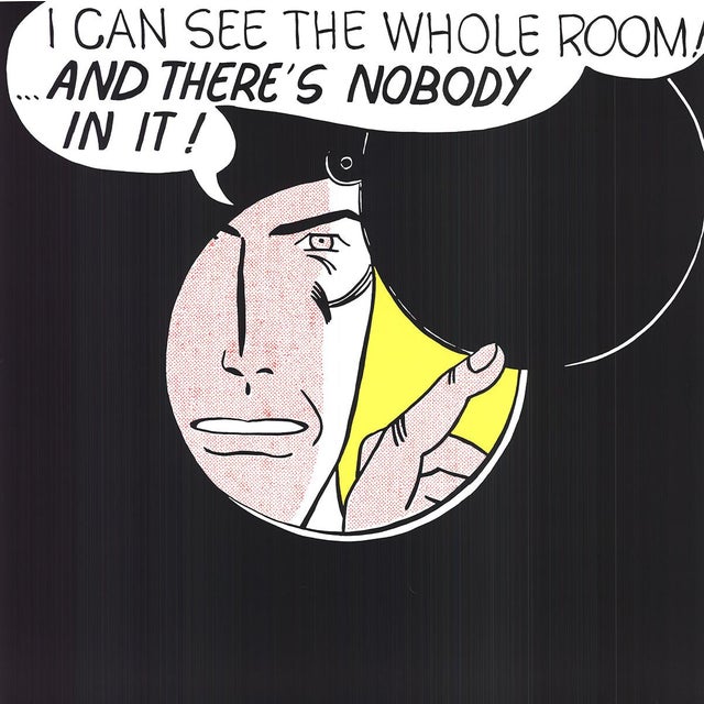 "Artist: Roy Lichtenstein Title: I Can See The Whole Room Year: 1989 Signed: No Medium: Serigraph Paper Size: 41.75 x 38.5...