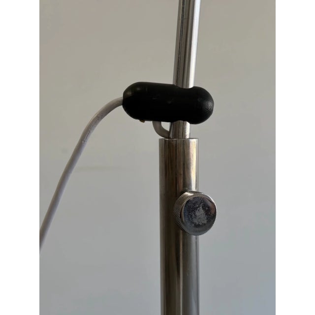 Silver 1970s Floor Lamp by Tamas Borsfay For Sale - Image 8 of 15