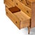 Wood Broyhill Brasilia Mid Century Walnut and Brass 6-Drawer Lowboy Dresser For Sale - Image 7 of 9