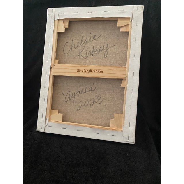 Copper Contemporary Oil Painting of Woman Titled “Ayanna” by Chelsie Kirkey 2023 For Sale - Image 8 of 12