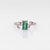 2020s 1.1Ct Indicolite Tourmaline Ring With Pink Sapphire Accents: Solid 14k Gold, Size 6.75 For Sale - Image 5 of 10