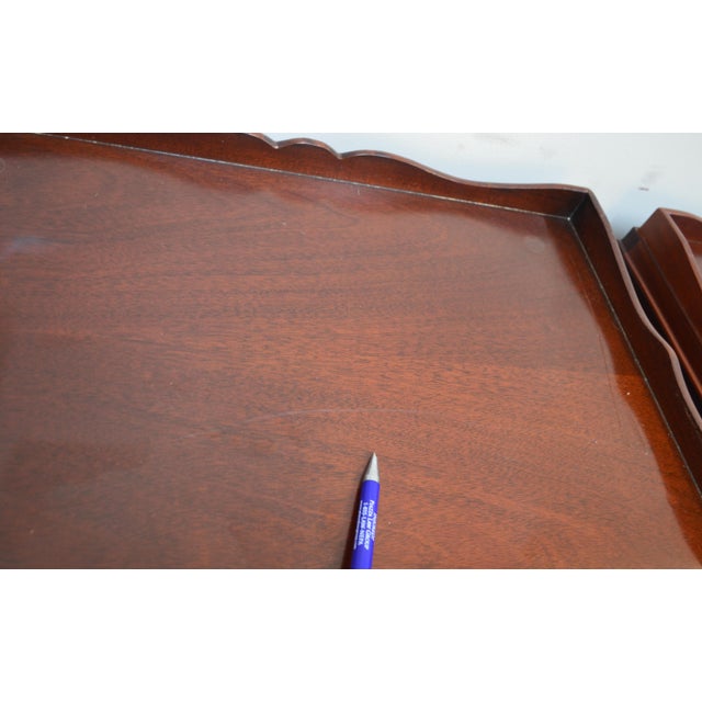 Wood Baker Mahogany Nightstands a Pair For Sale - Image 7 of 17
