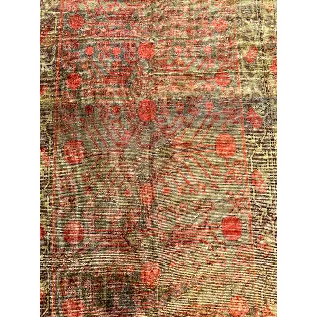 Late 19th Century Late-19th Century Khotan Samarkand Rug For Sale - Image 4 of 5