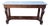 Large Mahogany Console Table with Carrara Marble Top, 1820 For Sale