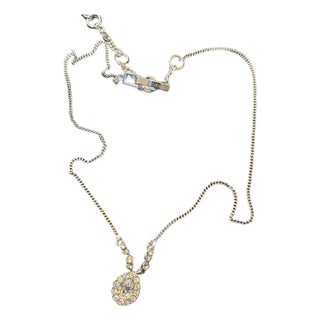 1980s Elegant Givenchy Crystal Necklace For Sale