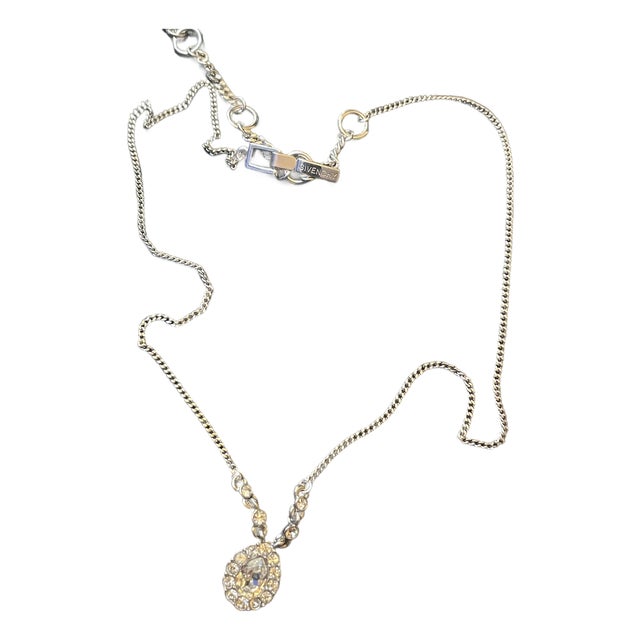 1980s Elegant Givenchy Crystal Necklace For Sale