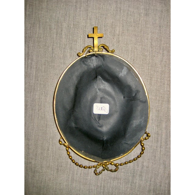 Wood Mid 19th Century Napoleon III Frame Meershaum Bas Relief Representing the Crucifixion For Sale - Image 7 of 7