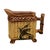A Victorian Majolica teapot, circa 1890, featuring classic Aesthetic Movement faux-bamboo detailing. The body is styled as...