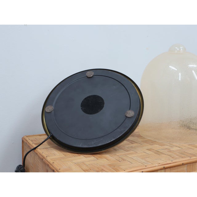 Dome Lamps in Pulegoso Glass and Gilded Brass from La Murrina, 1970s, Set of 2 For Sale - Image 9 of 14