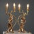 Gold Carved and Gilded Wooden Candelabra, Set of 2 For Sale - Image 8 of 12