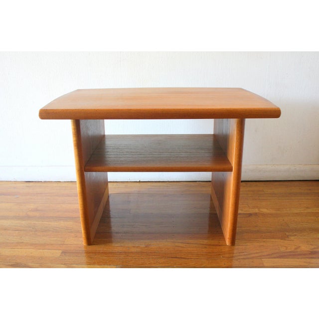 Mid-Century Modern Mid Century Scandinavian Style Teak Side Table For Sale - Image 3 of 4