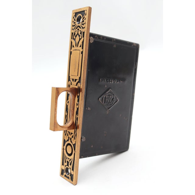 Traditional Pair of Antique Aesthetic Russell & Erwin Brass Pocket Door Locks For Sale - Image 3 of 12