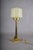 Josef Hoffmann Style Brass Table Lamp, Opaline Glass Shade, Wiener Werkstätte Inspired, Austria / Europe, 1990s For Sale - Image 11 of 13